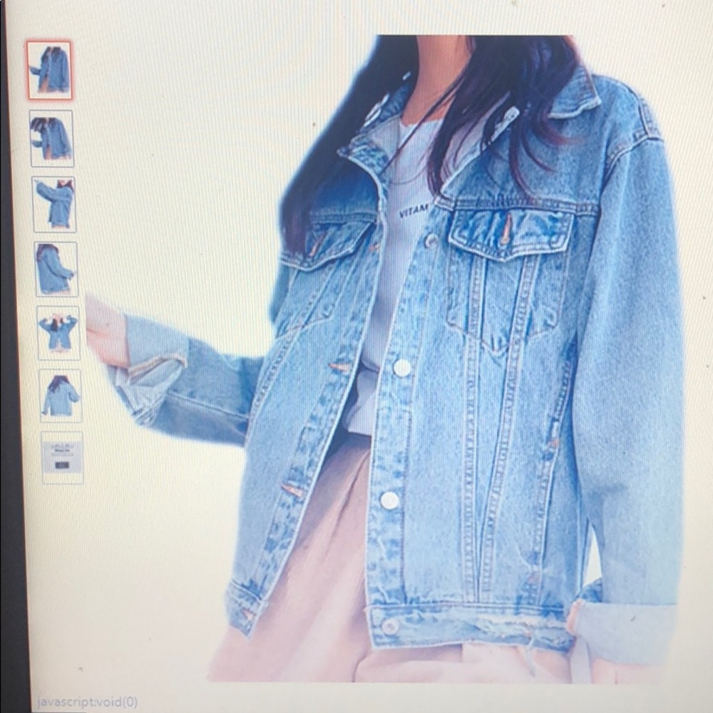 Oversized Demin Jean Jacket
